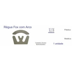 RéGUA FOX METALICA COM ARCO